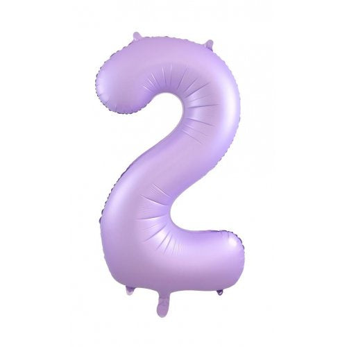 34inch Decrotex Foil Balloon Matt Pastel Lilac #2