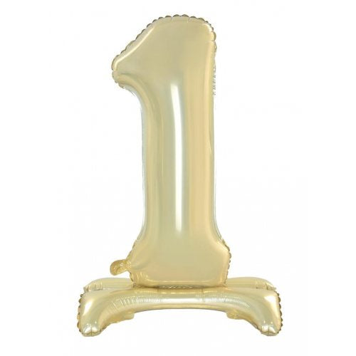 30inch Decrotex Standing Foil Balloon Luxe Gold #1