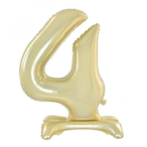 30inch Decrotex Standing Foil Balloon Luxe Gold #4