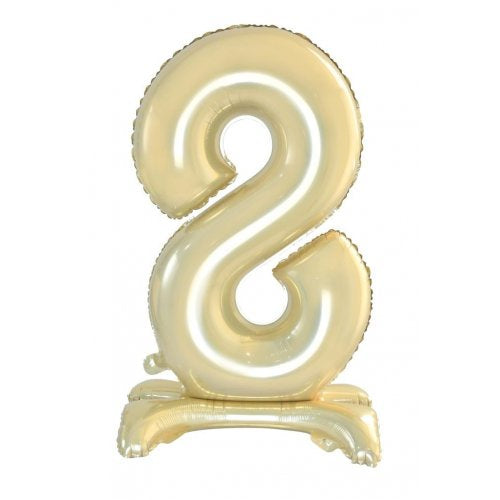 30inch Decrotex Standing Foil Balloon Luxe Gold #8