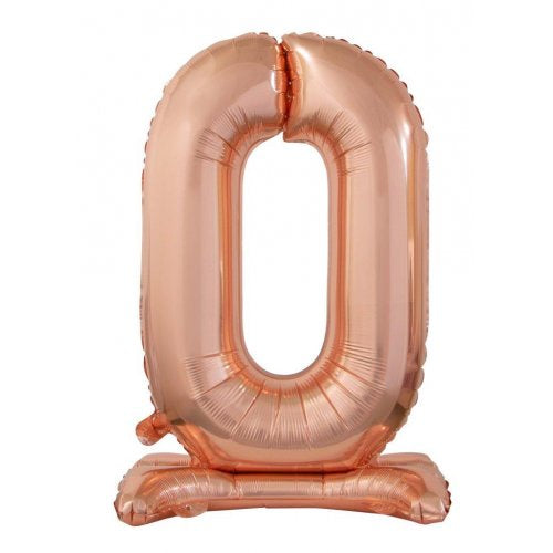 30inch Decrotex Standing Foil Balloon Rose Gold #0