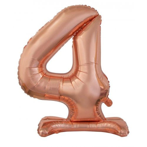 30inch Decrotex Standing Foil Balloon Rose Gold #4