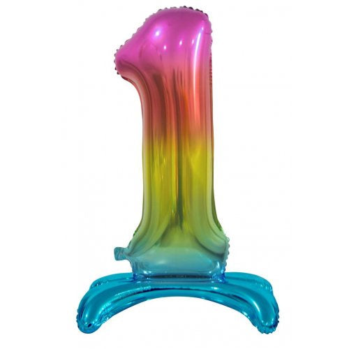 30inch Decrotex Standing Foil Balloon Rainbow #1