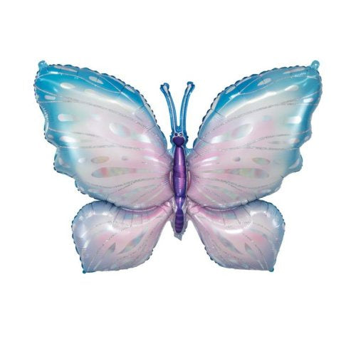 Blue Butterfly Foil Balloon 74cm – Butterfly Shape Party Decoration (1 Pc.)