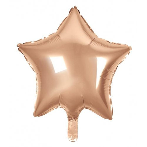 18 Inch Decrotex Foil Star Rose Gold