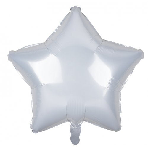 18 Inch Decrotex Foil Star White