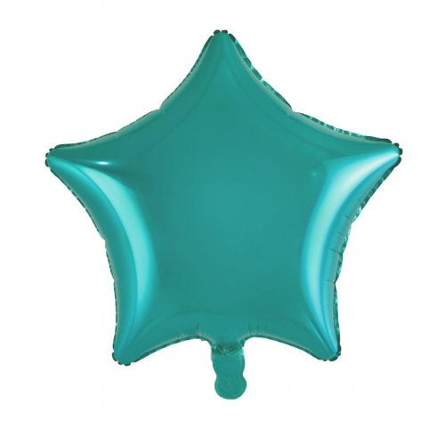 18 Inch Decrotex Foil Star Teal