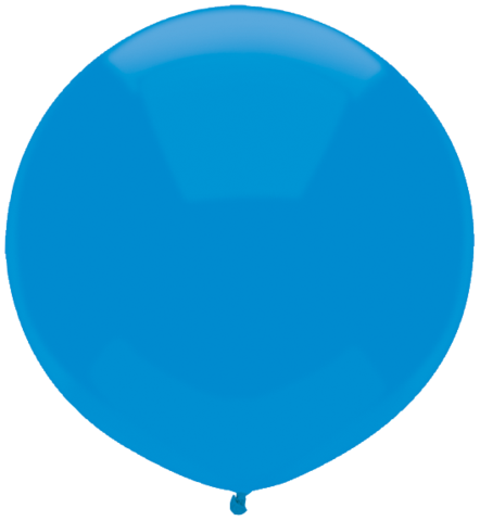 Latex 17"(43cm) Bright Blue Latex Balloons Pack Of 50