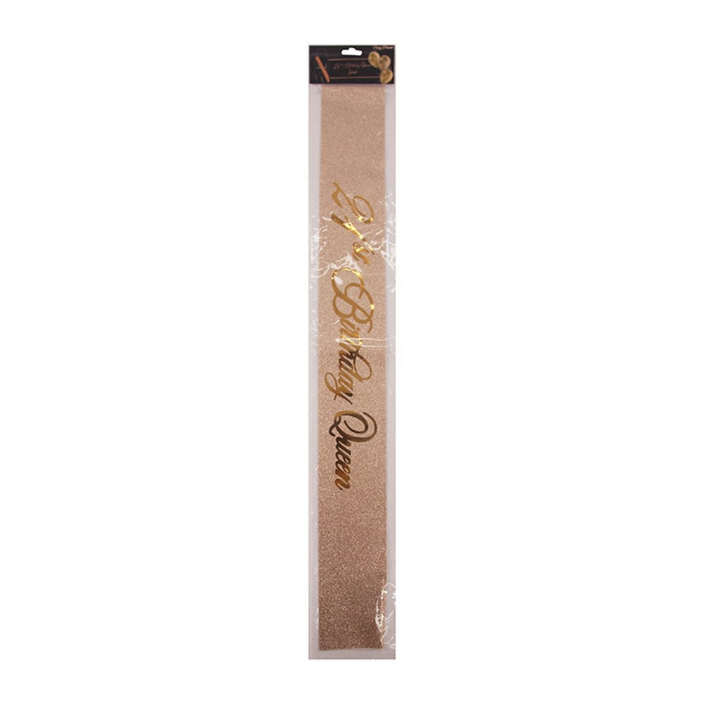 21ST BIRTHDAY SASH-ROSE GOLD