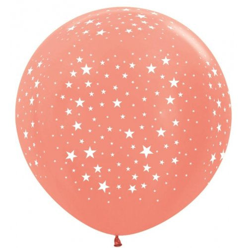 Stars 90cm Metallic Rose Gold Sempertex P3