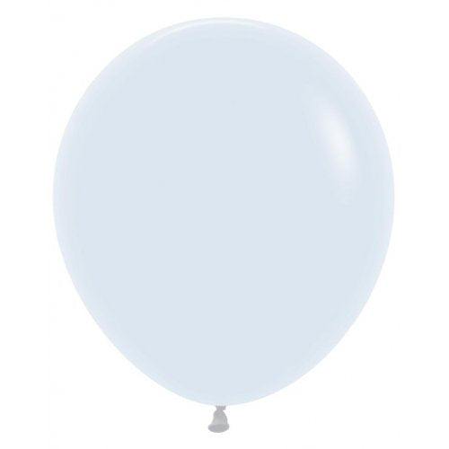 Fashion White 46cm Sempertex Balloons P25
