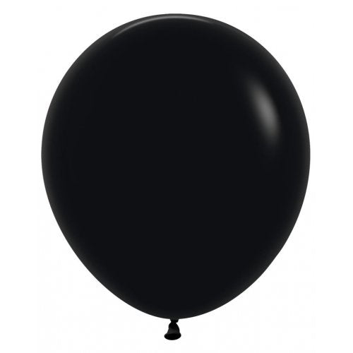 Fashion Black 46cm Sempertex Balloons P25