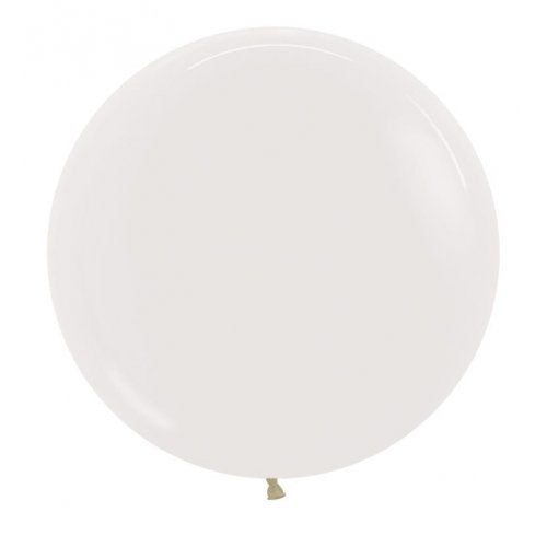 60cm Clear Round Balloon Pack Of 3
