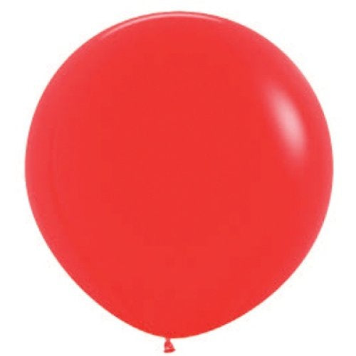 Sempertex Fashion Red Latex Balloons 36" (90cm) – 3 Pack