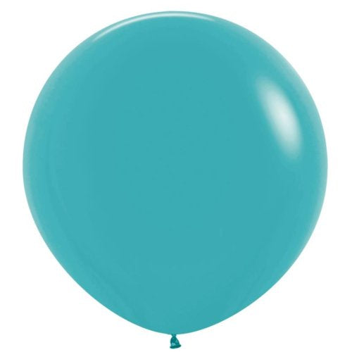 Sempertex Fashion Caribbean Blue Latex Balloon 36" (90cm)