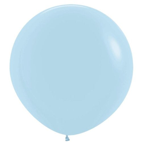Matte Pastel Blue 90cm Sempertex Balloons Pack of 3