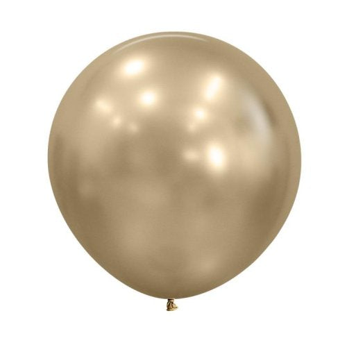 Sempertex Silk Gold Dust Latex Balloons 60cm Pack of 3
