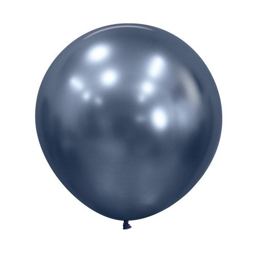 Sempertex Reflex Galaxy Blue Latex Balloons 60cm Pack of 3