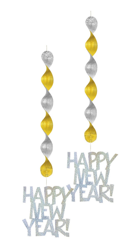 Prism Hanging Decoration New Year Pack Of 2