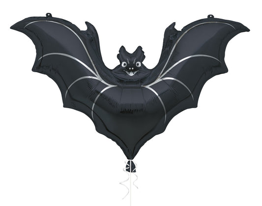 Black Bat 81.2cm (32 Inch) Foil Balloon Supershape