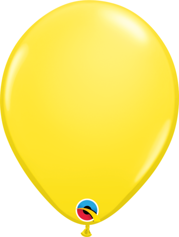 LATEX 16"(40CM) STANDARD YELLOW LATEX BALLOONS PACK OF 50