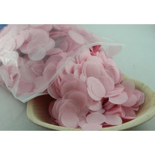 Tissue Paper Confetti 2.3cm Light Pink 250g