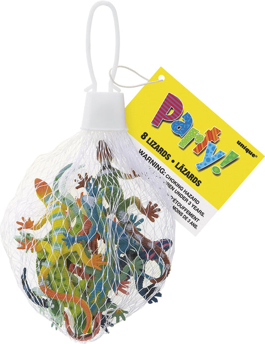 PARTY FAVORS - 8 LIZARDS