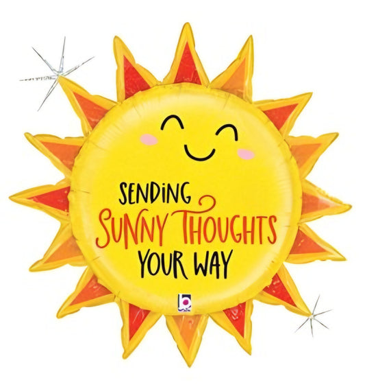 Betallic Sunny Thoughts Shape Foil Balloon 76cm