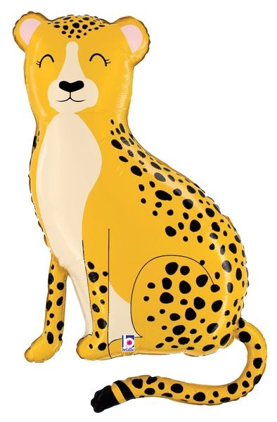 Betallic Jungle Cheetah Shape Foil Balloon 76cm