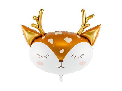 Large Foil Supershape Balloon 73cm X 64cm Deer Head