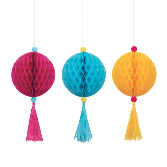 3 TISSUE BALL DECORATION
