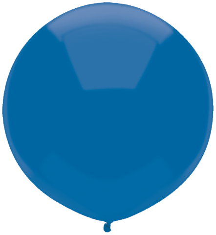 Latex 17"(43cm) Midnight Blue Latex Balloons Pack Of 50