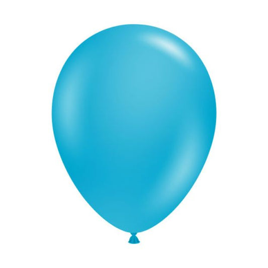 Tuftex Latex Pack Of 100 -fashion Turquoise 11"(28cm)