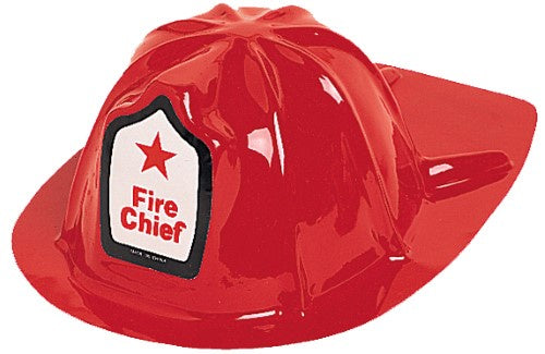 Fire Chief Child Plastic Helmet/hard Hat