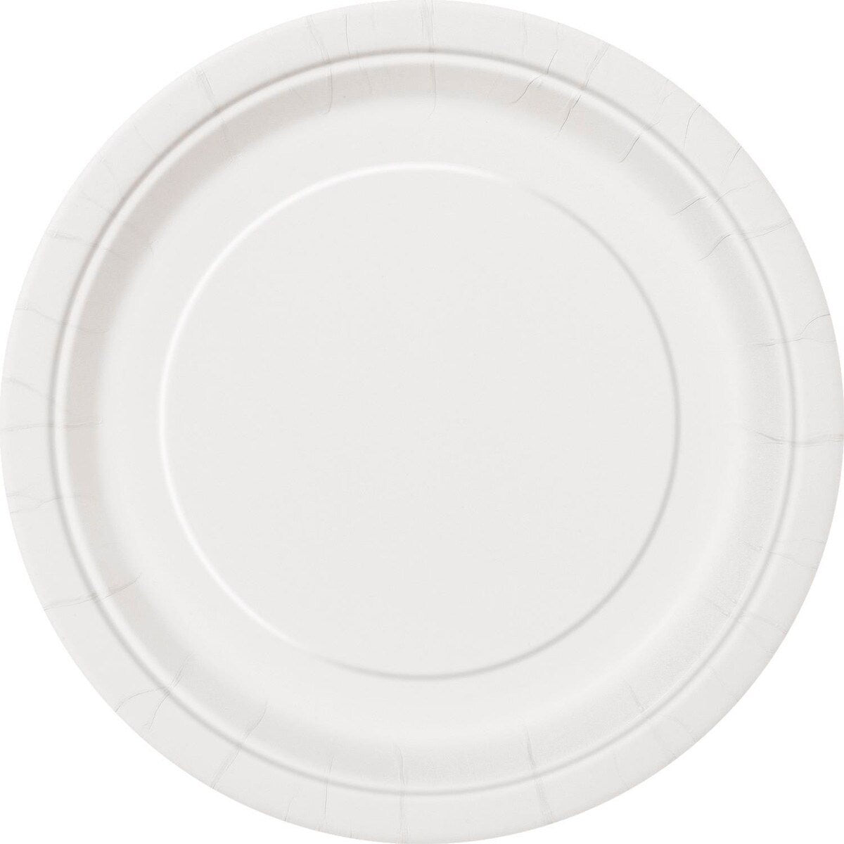 Bright White 23cm (9") Paper Plates Pack of 8