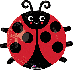 Happy Ladybug Large Foil Supershape 48cm