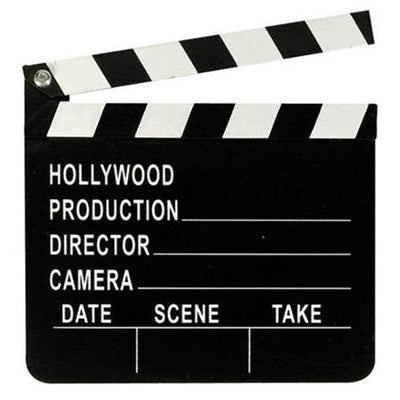Hollywood Movie Clapboard Die-Cut Working Film Set Party Prop