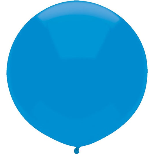 17" RND NEON BLUE 50CT OUTDOOR BLN