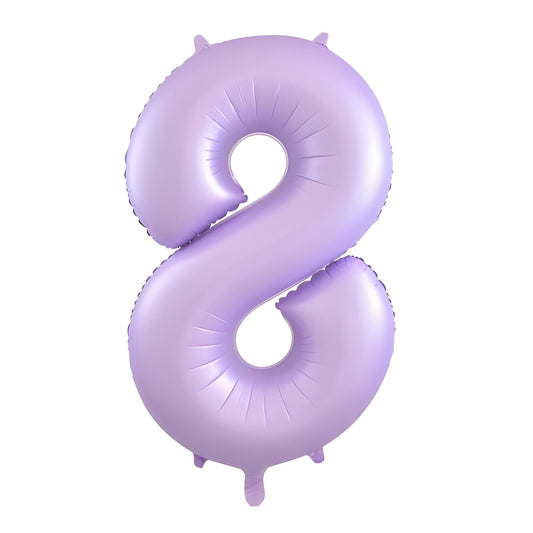 34inch Decrotex Foil Balloon Matt Pastel Lilac #8