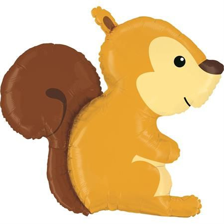 Woodland Squirrel Foil Balloon 36" (91cm)