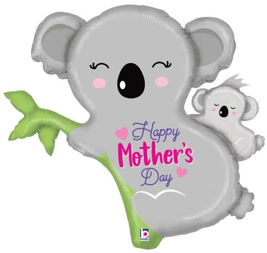 Betallic Mother's Day Koala Shape Foil Balloon 88cm