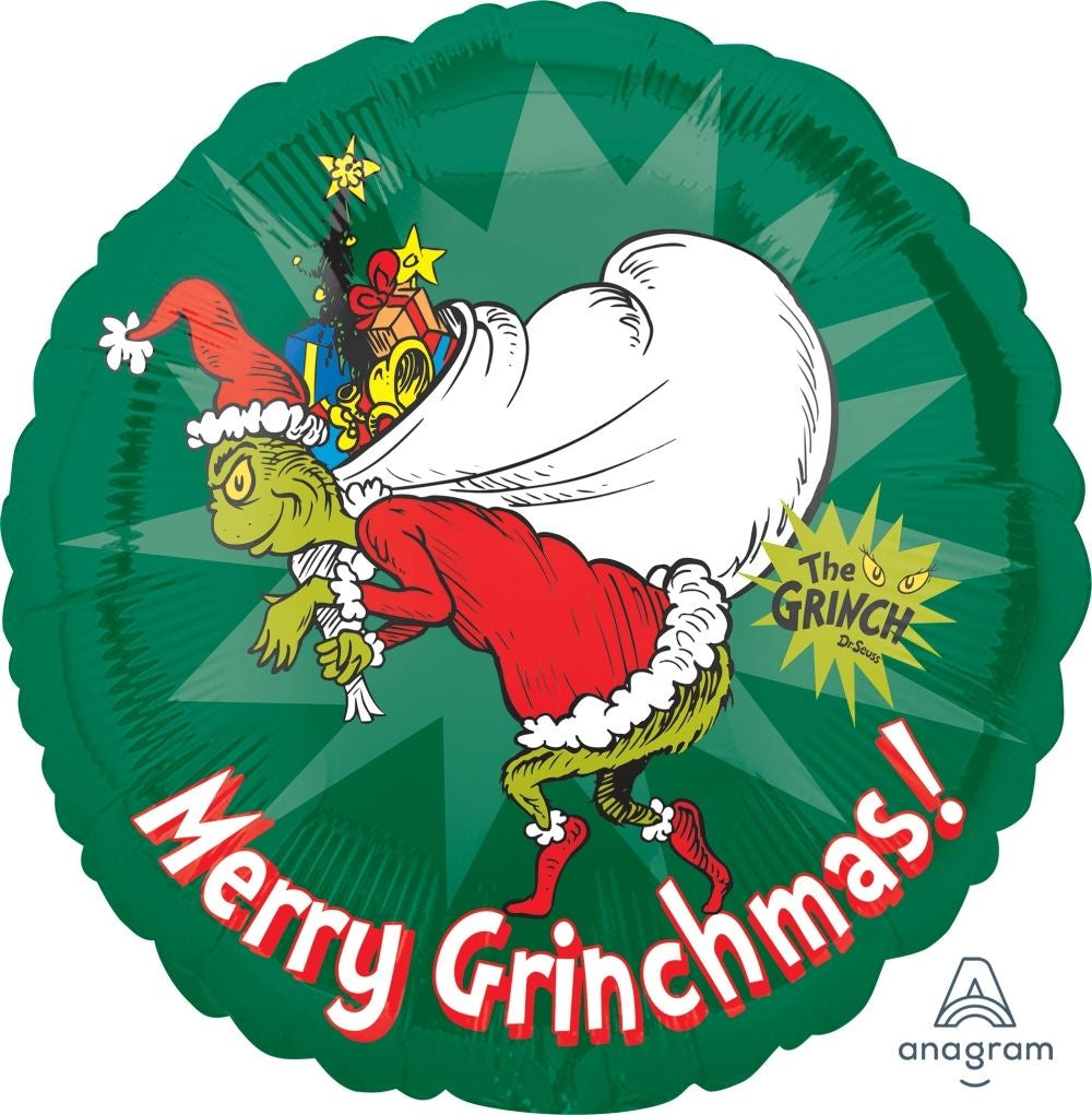 Anagram Licensed Foil 45cm (18") How the Grinch Stole Christmas