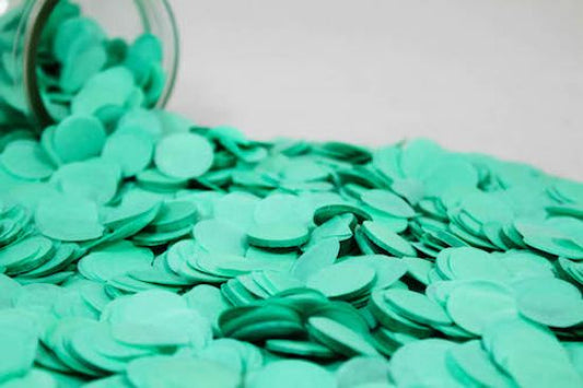 Tissue Paper Confetti 2cm Standard Mint Green 250g