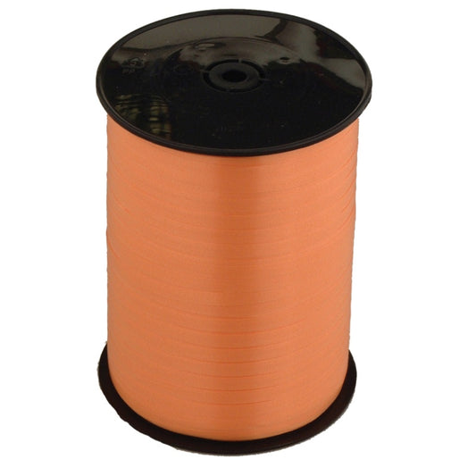 Tangerine(Orange) Balloon Ribbon – 500m x 5mm Roll – Durable Satin Ribbon for Balloon Decorations, Gift Wrapping, and Party Decor