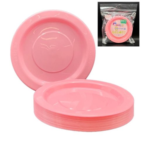 Lunch Plate Light Pink Pack of 20