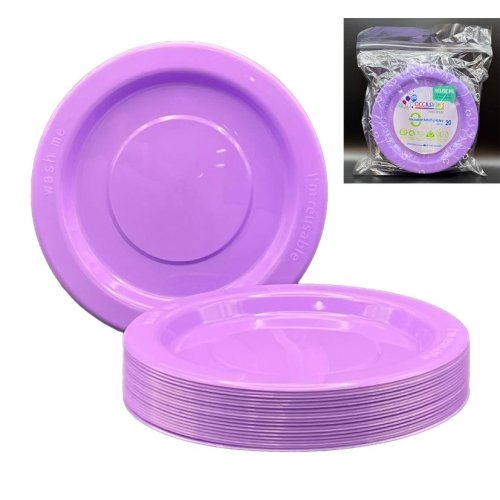 Lunch PLATE LAVENDER Pack of 20