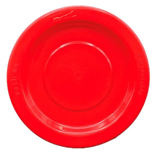 Lunch Plate Red Pack of 20