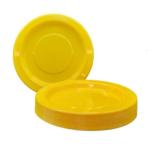 Lunch Plate Yellow Pack of 20