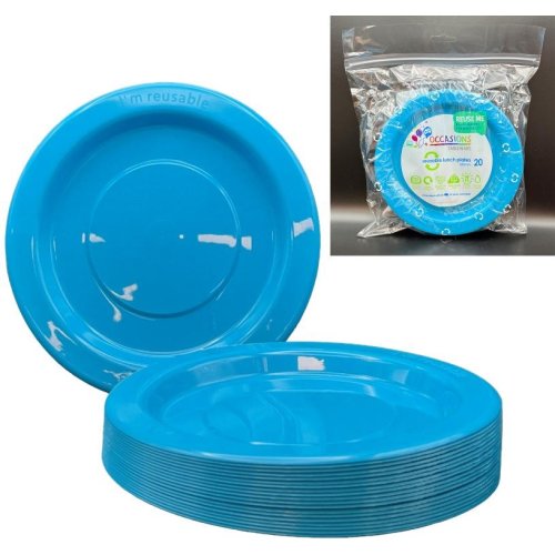 Lunch Plate Azure Blue Pack of 20