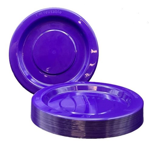 Lunch Plate Purple Pack of 20